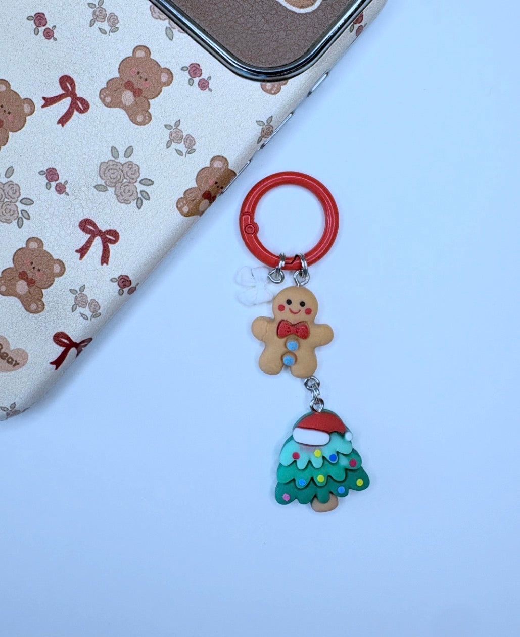 🎄Ciondolo Kawaii Natale Gingerbread & Albero – Charm Multiuso