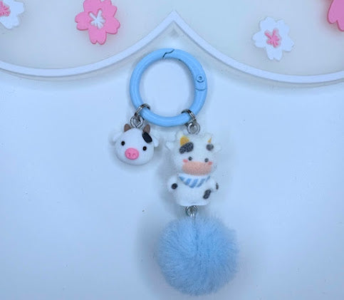 ciondolo telefono mucca multiuso